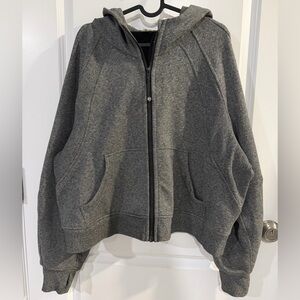 Lululemon Athletica Scuba Hoodie Charcoal Zip-Up